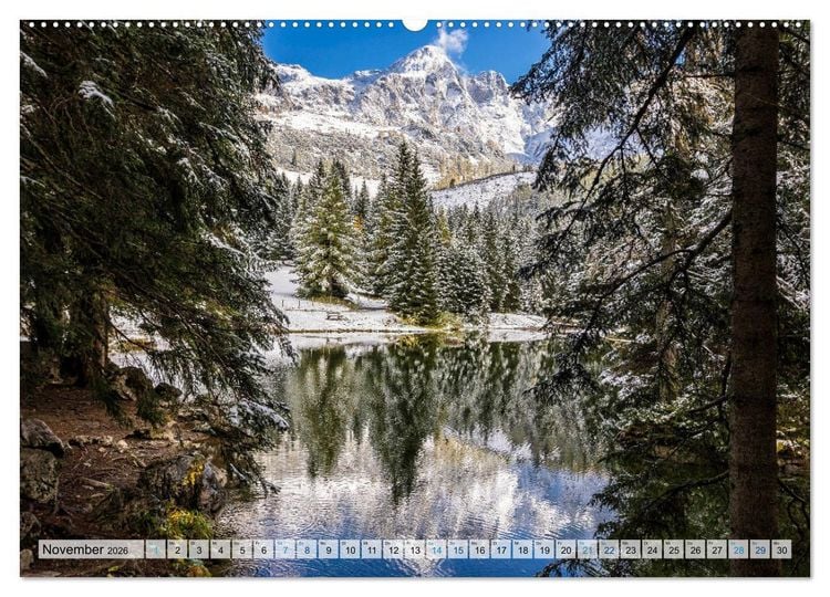 Produktbild: &Ouml;sterreich Berg und See (hochwertiger Premium Wandkalender 2026 DIN A2 quer), Kunstdruck in Hochglanz