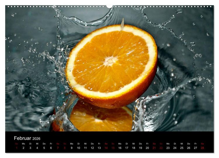 Produktbild: Erfrischend fruchtig (Wandkalender 2026 DIN A2 quer), CALVENDO Monatskalender