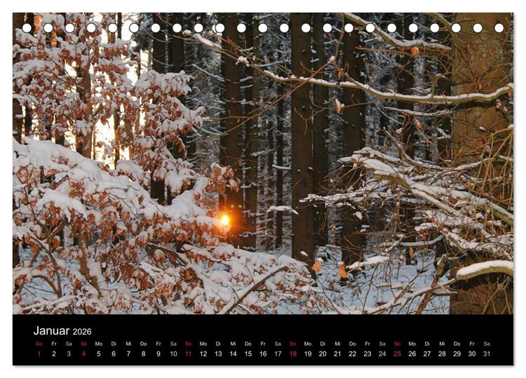 Produktbild: Meine Heimat Westerwald (Tischkalender 2026 DIN A5 quer), CALVENDO Monatskalender