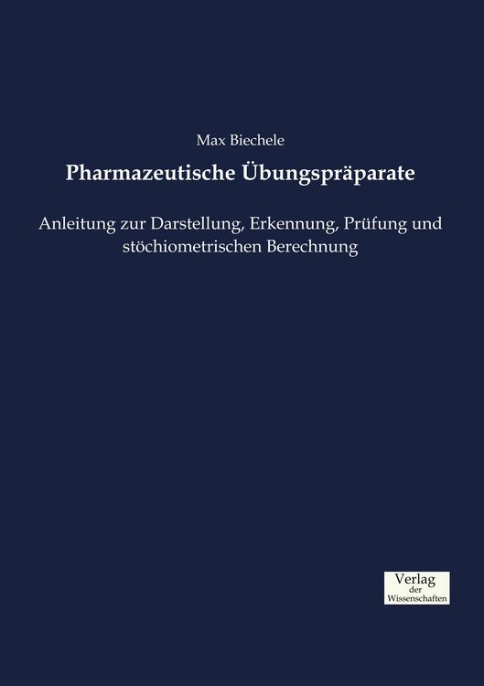 Produktbild: Pharmazeutische &Uuml;bungspr&auml;parate