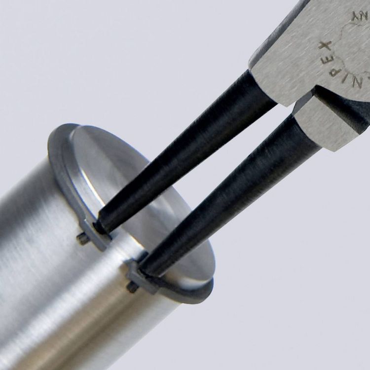 Produktbild: Knipex 46 11 A2 Seegeringzange Passend f&uuml;r (Seegeringzangen) Au&szlig;enringe 19-60 mm Spitzenform (Details) gerade