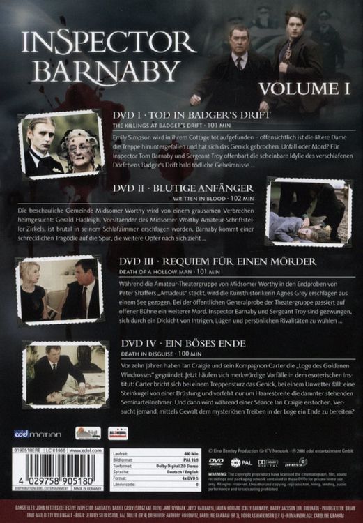 Produktbild: Inspector Barnaby Vol. 1 [4 DVDs]
