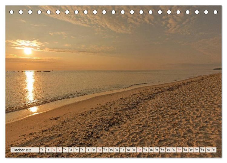 Produktbild: Urlaubsparadies R&uuml;gen (Tischkalender 2026 DIN A5 quer), CALVENDO Monatskalender