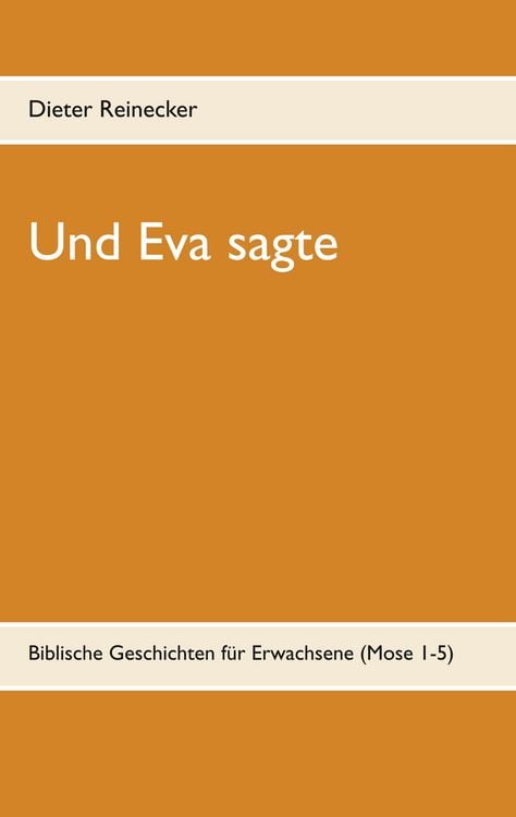 Produktbild: Und Eva sagte