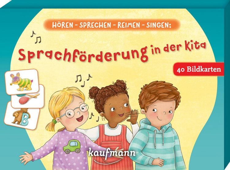 Produktbild: H&ouml;ren - sprechen - reimen - singen: Sprachf&ouml;rderung in der Kita