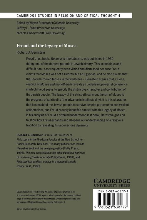Produktbild: Freud and the Legacy of Moses