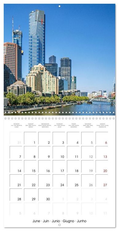 Produktbild: Melbourne - Australia's friendly metropolis (Wall Calendar 2027 12 &times; 12 Inch) CALVENDO 12 Month Wall Calendar