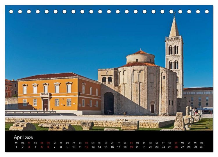 Produktbild: Gr&uuml;&szlig;e aus Kroatien (Tischkalender 2026 DIN A5 quer), CALVENDO Monatskalender