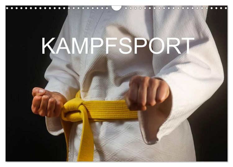 Produktbild: Kampfsport (Wandkalender 2026 DIN A3 quer), CALVENDO Monatskalender