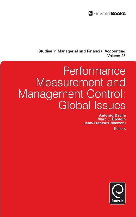 Produktbild: Performance Measurement and Management Control