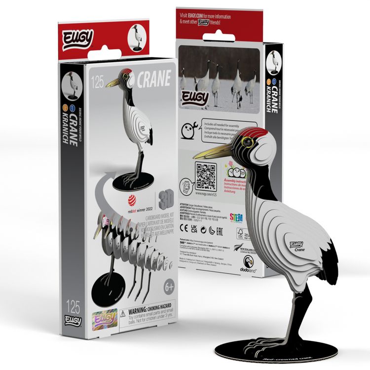 Produktbild: EUGY - 3D Bastelset Kranich