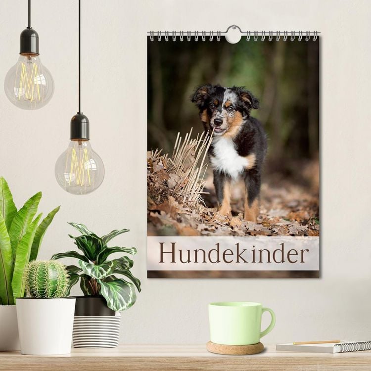 Produktbild: Hundekinder (Wandkalender 2026 DIN A4 hoch), CALVENDO Monatskalender