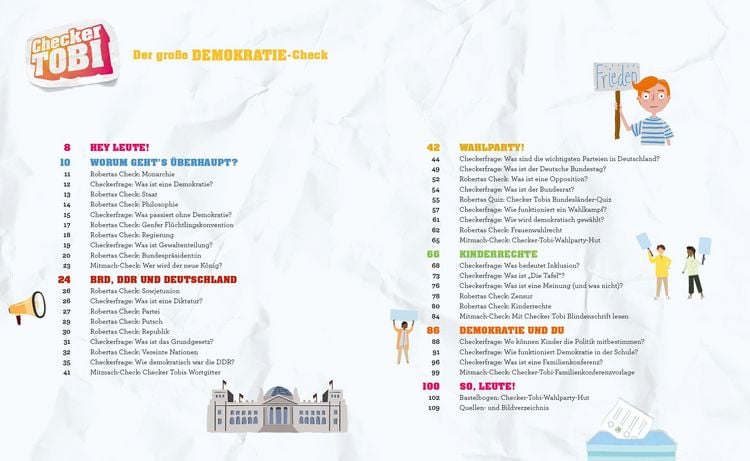 Produktbild: Checker Tobi - Der gro&szlig;e Demokratie-Check: Wahlen, Parlamente, Kinderrechte &ndash; Das check ich f&uuml;r euch!