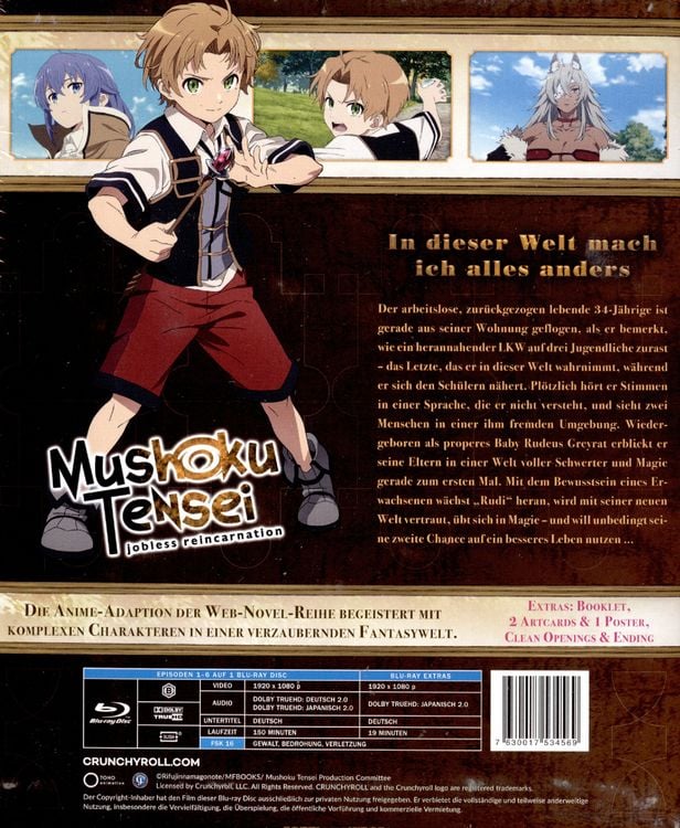 Produktbild: Mushoku Tensei: Jobless Reincarnation - Staffel 1 - Vol.1 - mit Sammelschuber (Limited Edition)