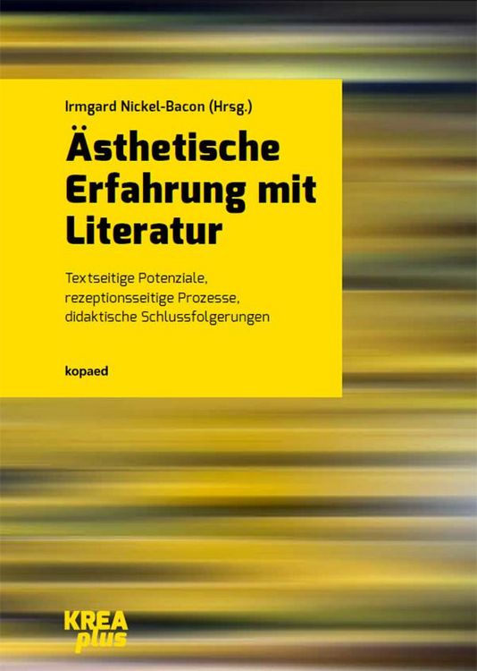 Produktbild: &Auml;sthetische Erfahrung mit Literatur