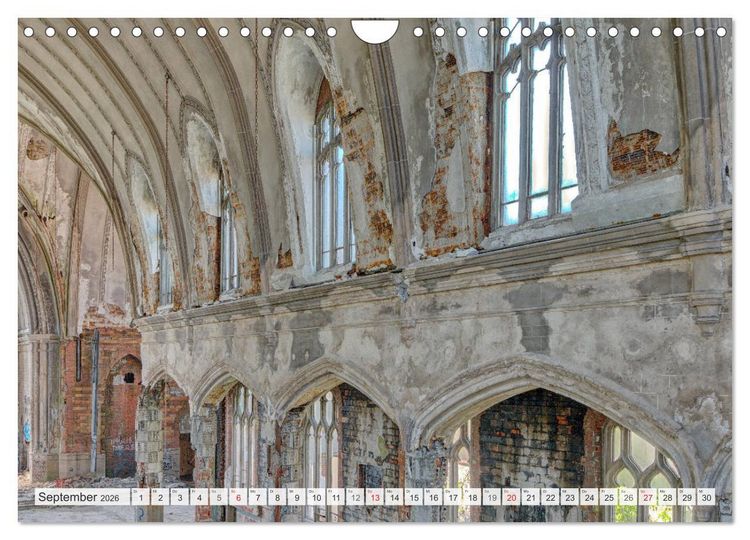 Produktbild: Detroit - Modern Ruins (Wandkalender 2026 DIN A4 quer), CALVENDO Monatskalender