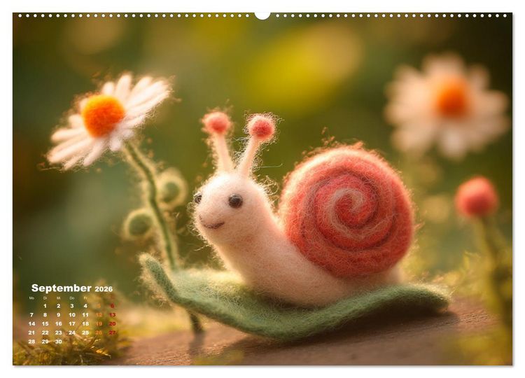 Produktbild: Tierisch flauschige Abenteuerreise (hochwertiger Premium Wandkalender 2026 DIN A2 quer), Kunstdruck in Hochglanz