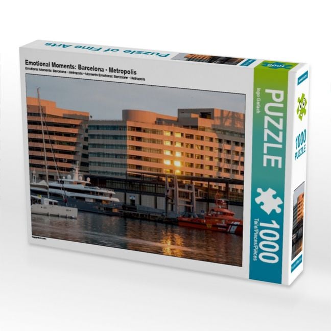 Produktbild: CALVENDO Puzzle Emotional Moments: Barcelona - Metropolis | 1000 Teile Lege-Gr&ouml;&szlig;e 64x48cm Foto-Puzzle f&uuml;r gl&uuml;ckliche Stunden
