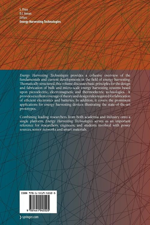 Produktbild: Energy Harvesting Technologies