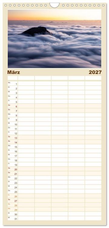 Produktbild: Familienplaner 2027 - La Palma - La Isla Bonita mit 5 Spalten (Wandkalender, 21 x 45 cm) CALVENDO