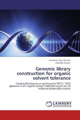 Produktbild: Goindi, H: Genomic library construction for organic solvent