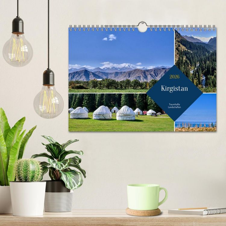 Produktbild: Kirgistan - Traumhafte Landschaften (Wandkalender 2026 DIN A4 quer), CALVENDO Monatskalender