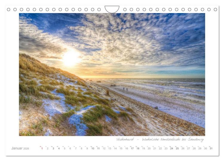 Produktbild: Sehnsucht D&auml;nemark - Danmark (Wandkalender 2026 DIN A4 quer), CALVENDO Monatskalender