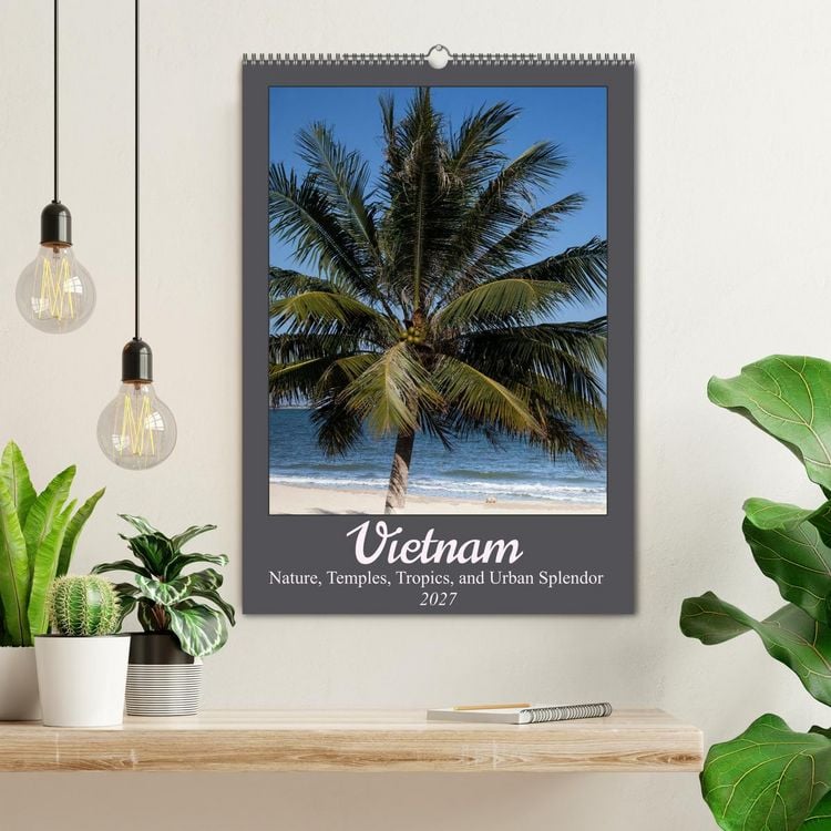 Produktbild: Vietnam &ndash; Nature, Temples, Tropics, and Urban Splendor (Wall Calendar 2027 DIN A2 portrait), CALVENDO 12 Month Wall Calendar
