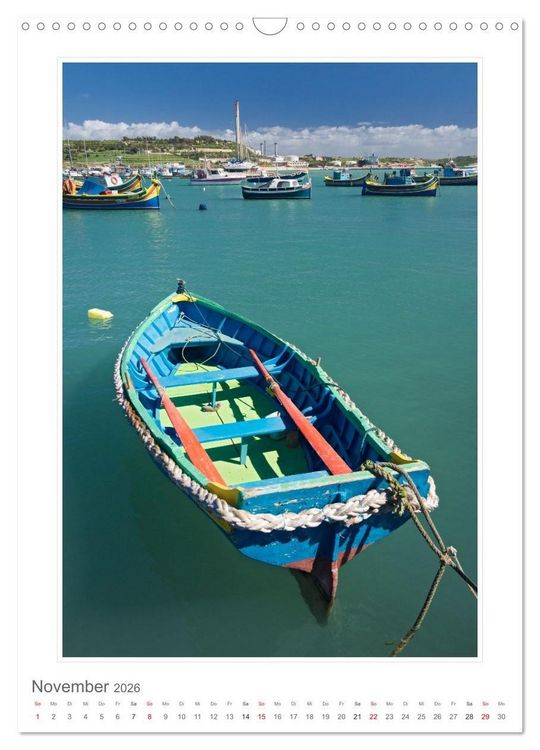 Produktbild: Malta Impressionen (Wandkalender 2026 DIN A3 hoch), CALVENDO Monatskalender