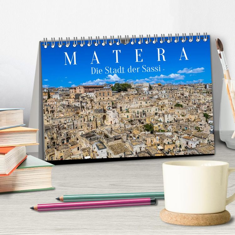 Produktbild: Matera - Die Stadt der Sassi (Tischkalender 2026 DIN A5 quer), CALVENDO Monatskalender