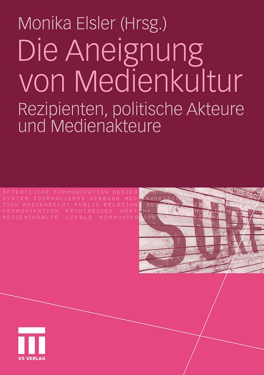 Produktbild: Die Aneignung von Medienkultur
