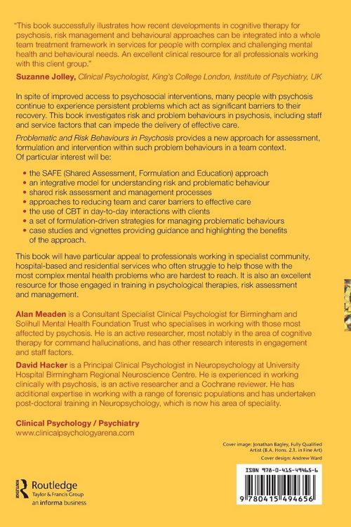 Produktbild: Problematic and Risk Behaviours in Psychosis