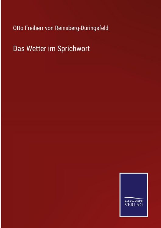 Produktbild: Das Wetter im Sprichwort