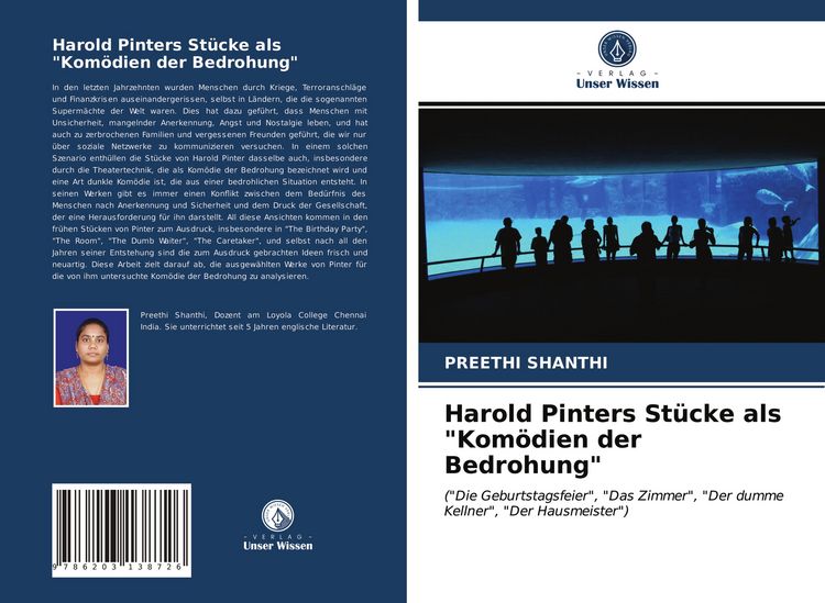 Produktbild: Harold Pinters St&uuml;cke als "Kom&ouml;dien der Bedrohung"