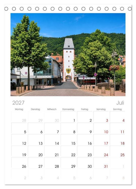 Produktbild: Tischplaner 2027 - Gelnhausen Meerholz und Hailer (A5 Tischkalender zum Aufstellen) CALVENDO