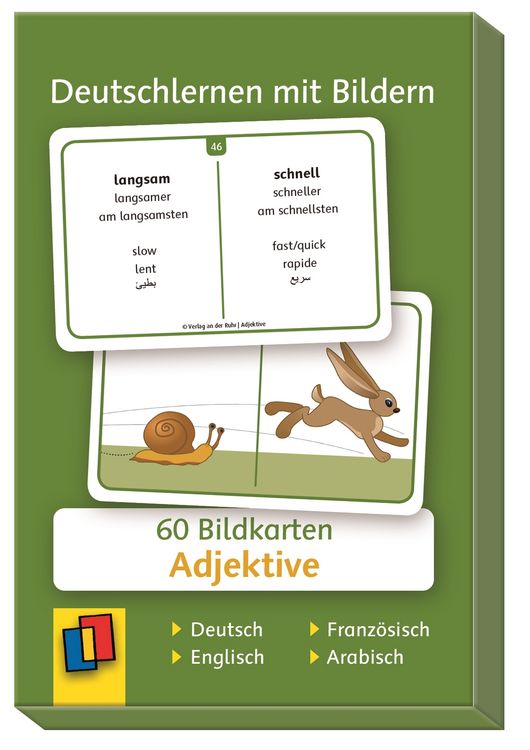 Produktbild: Adjektive - Deutsch, Englisch, Franz&ouml;sisch und Arabisch