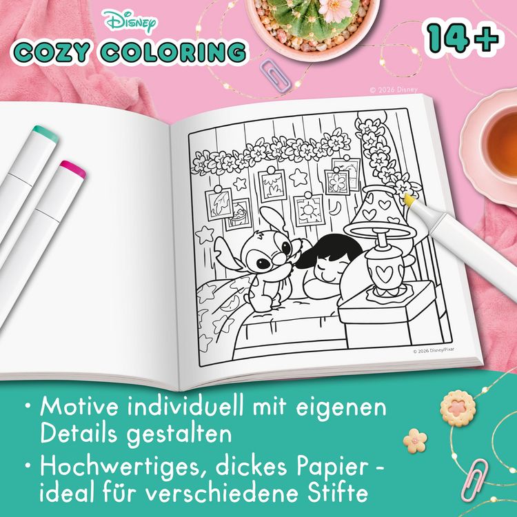 Produktbild: Cozy Coloring Disney - Lilo & Stitch