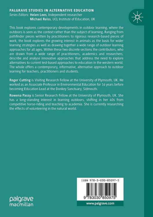 Produktbild: Contemporary Approaches to Outdoor Learning