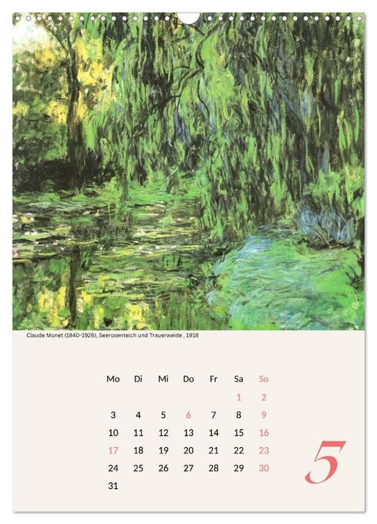 Produktbild: Claude Monet Impressionen 2027 (Wandkalender 2027 DIN A3 hoch), CALVENDO Monatskalender