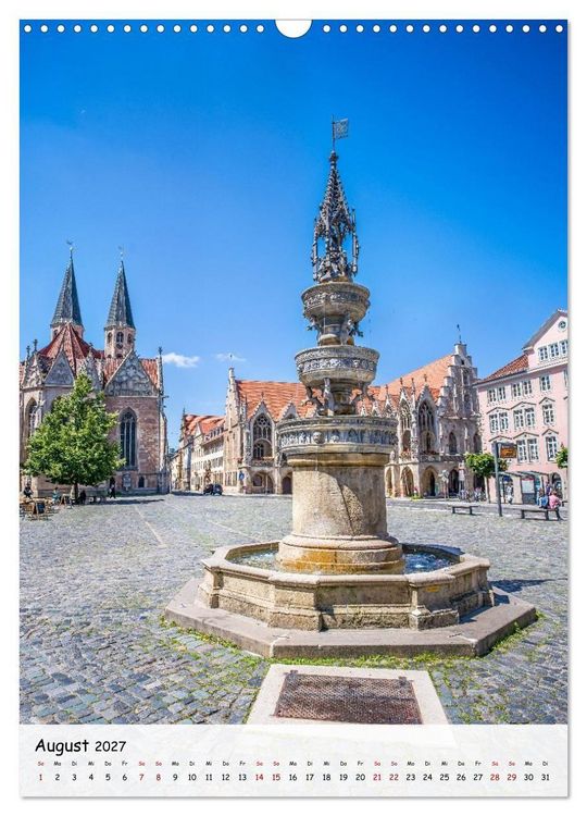 Produktbild: Braunschweig - Mittelalterliche L&ouml;wenstadt (Wandkalender 2027 DIN A3 hoch), CALVENDO Monatskalender