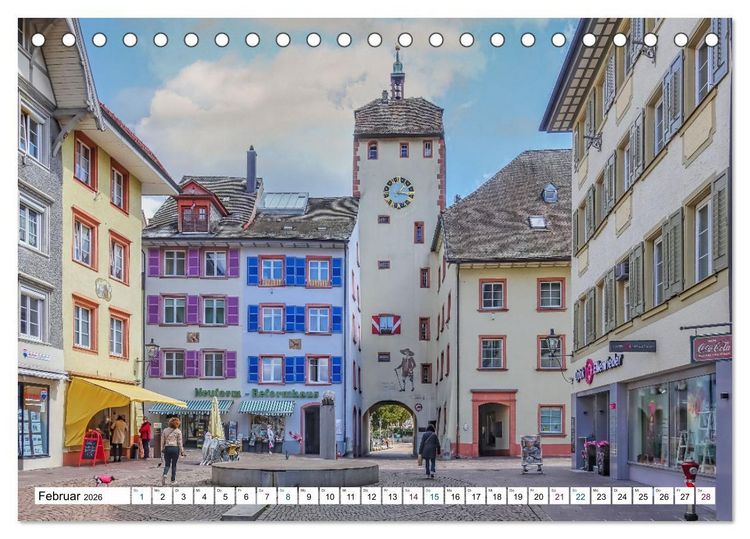 Produktbild: Waldshut - schmuckes Hochrhein St&auml;dtle (Tischkalender 2026 DIN A5 quer), CALVENDO Monatskalender