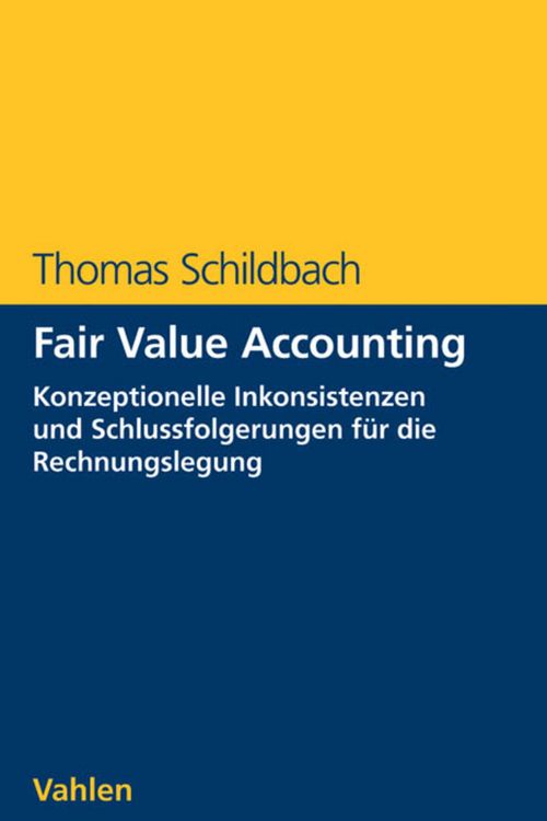 Produktbild: Fair Value Accounting