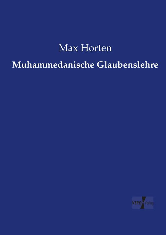 Produktbild: Muhammedanische Glaubenslehre