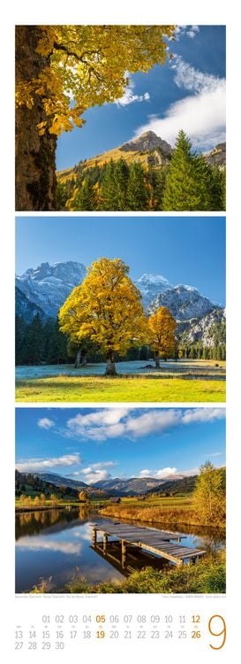 Produktbild: Bergzeit Triplet-Kalender 2027