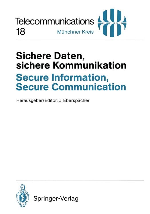 Produktbild: Sichere Daten, sichere Kommunikation / Secure Information, Secure Communication