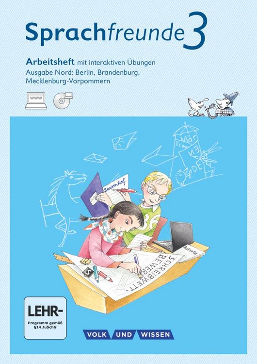 Produktbild: Sprachfreunde 3. Schuljahr - Sprechen - Schreiben - Spielen - Ausgabe Nord (Berlin, Brandenburg, Mecklenburg-Vorpommern) - Neubearbeitung 2015