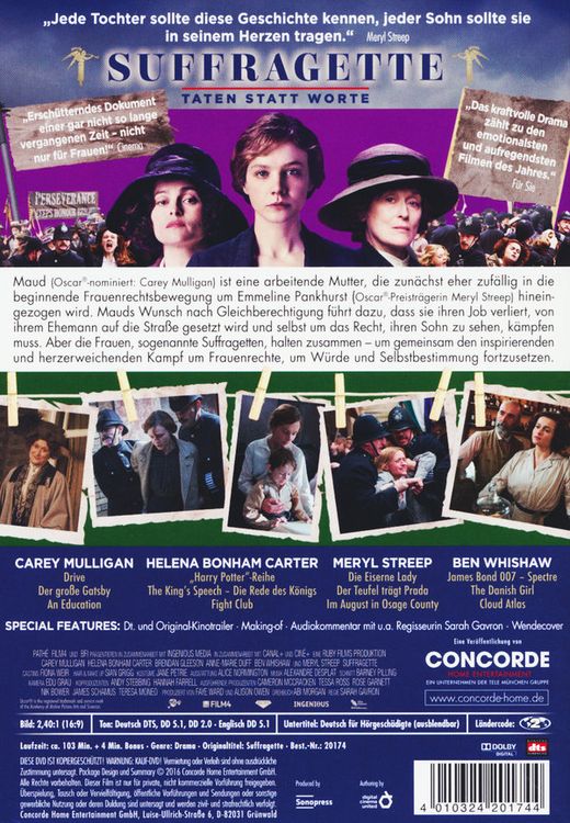 Produktbild: Suffragette - Taten statt Worte