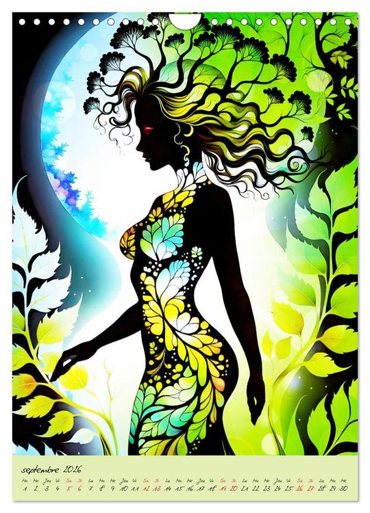 Produktbild: L'&eacute;l&eacute;gance de la nature (Calendrier mural 2026 DIN A4 horizontal), CALVENDO calendrier mensuel