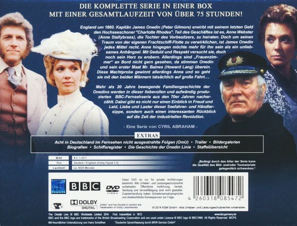 Produktbild: Die Onedin Linie - Die komplette Serie [32 DVDs]