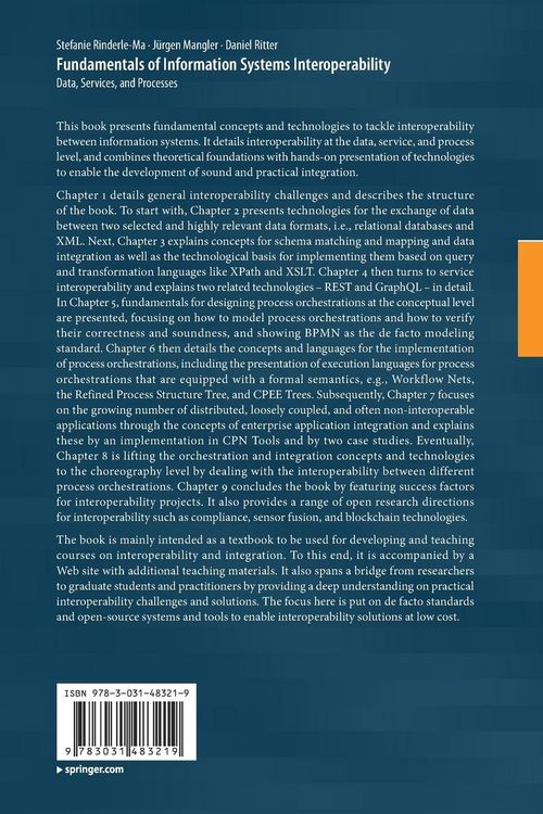 Produktbild: Fundamentals of Information Systems Interoperability